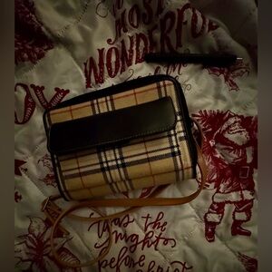 Plaid Crossbody Bag EUC